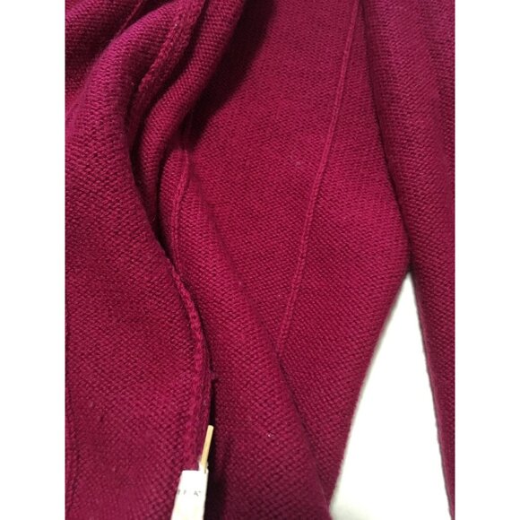 Gant The Rugger Men's Sweater 100% Wool Crew Neck Purple Retail $200 VTG Size L - Picture 8 of 10